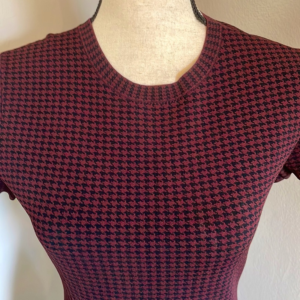 THEORY knit chevron print dress - Picture 2 of 7